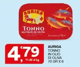 Quick Sisa Auriga tonno in olio di oliva offerta