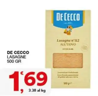 De Cecco Lasagne all'uovo