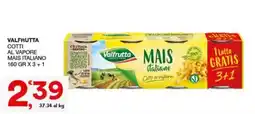 Quick Sisa Valfrutta mais italiano cotto a vapore offerta