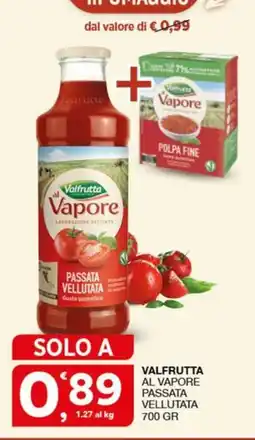 Quick Sisa Valfrutta al Vapore passata vellutata offerta