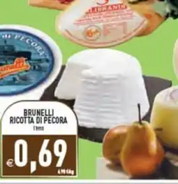 Iperfamily Brunelli ricotta di pecora offerta