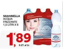 Quick Sisa Acqua frizzante Sabrinella offerta