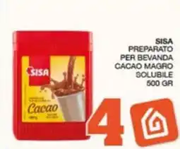 Quick Sisa Sisa cacao preparato per bevanda cacao magro solubile offerta