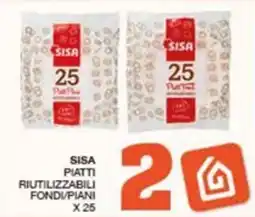 Quick Sisa Sisa piatti riutilizzabili fondi/piani offerta