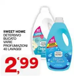 Quick Sisa Detersivo bucato Sweet Home offerta