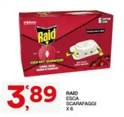 Quick Sisa Raid esca scarafaggi offerta
