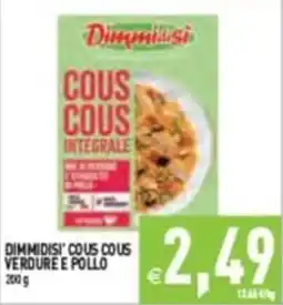 Iperfamily Dimmidisi' cous cous verdure e pollo offerta