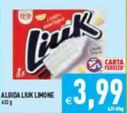 Iperfamily Algida Liuk Limone offerta
