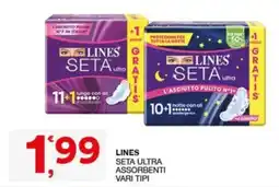 Quick Sisa Lines Seta Ultra assorbenti offerta
