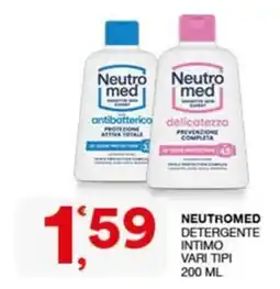 Quick Sisa Neutromed detergente intimo offerta