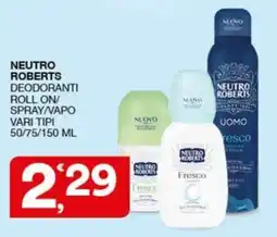 Quick Sisa Neutro Roberts deodoranti offerta