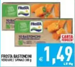 Iperfamily Frosta bastoncini verdure/spinaci offerta