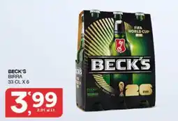 Quick Sisa Beck's birra offerta