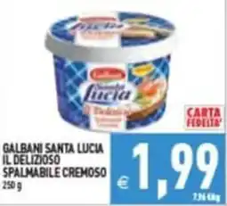 Iperfamily Galbani Santa Lucia il delizioso spalmabile cremoso offerta