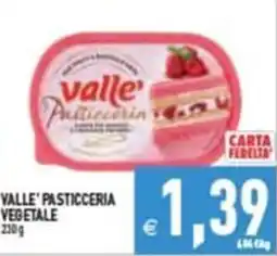 Iperfamily Valle' pasticceria vegetale offerta