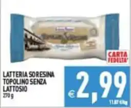Iperfamily Latteria Sorelina Topolino senza lattosio offerta