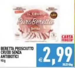 Iperfamily Beretta Prosciutto Crudo offerta