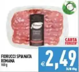 Iperfamily Fiorucci spianata romana offerta