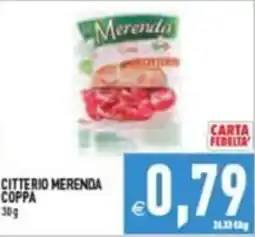 Iperfamily Citterio merenda coppa offerta