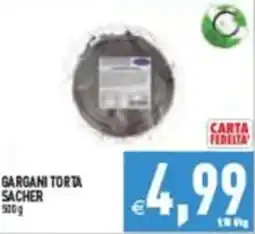 Iperfamily Gargani torta sacher offerta