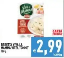 Iperfamily Beretta Viva la Mamma Vitel Tonne' offerta