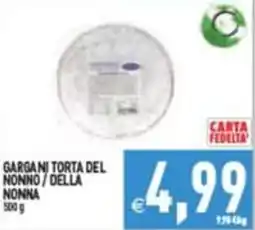 Iperfamily Gargani torta del nonno / della nonna offerta