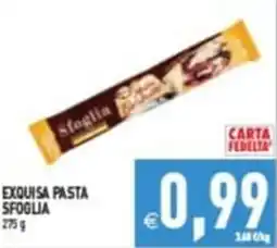 Iperfamily Exquisa pasta sfoglia offerta