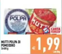 Iperfamily Mutti polpa di pomodoro offerta