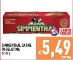 Iperfamily Simmenthal carne in gelatina offerta