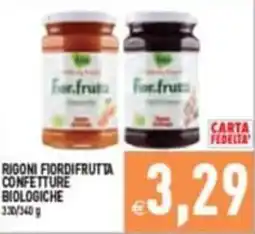 Iperfamily Rigoni Fiordifrutta Confetture Biologiche offerta