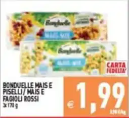 Iperfamily Bonduelle mais e piselli / mais e fagiolì rossi offerta