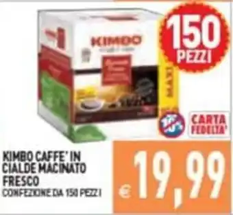 Kimbo Caffè in cialde macinato fresco