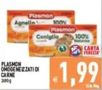 Iperfamily Plasmon omogeneizzati di carne offerta