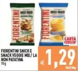 Iperfamily Fiorentini snack veggie mix offerta
