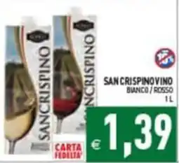 Iperfamily San Crispino vino offerta