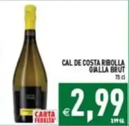 Iperfamily Cal de Costa Ribolla Gialla Brut offerta