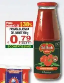 CTS Supermercati Passata classica Del Monte offerta