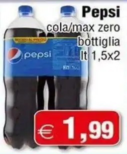 Magazzini Smart Pepsi cola/max zero offerta