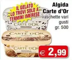 Magazzini Smart Algida Carte d'Or vaschette vari gusti offerta