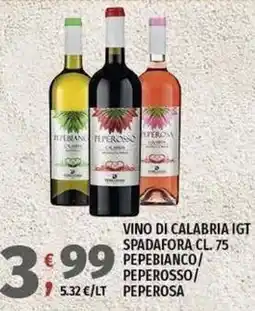 Vivo Supermercati Vino di Calabria IGT Spadafora offerta
