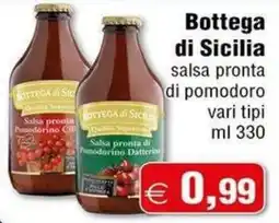 Magazzini Smart Bottega di Sicilia salsa pronta di pomodoro offerta