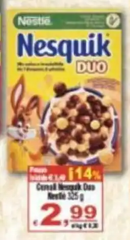 CTS Supermercati Cereal Nesquik Duo Nestlé offerta