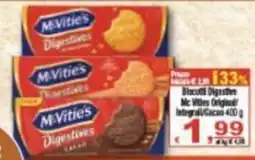CTS Supermercati McVitie's Digestives offerta