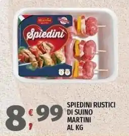 Vivo Supermercati Spiedini rustici di suino Martini offerta