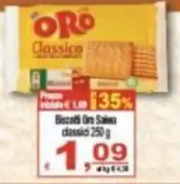 CTS Supermercati Biscotti Oro Salina classici offerta