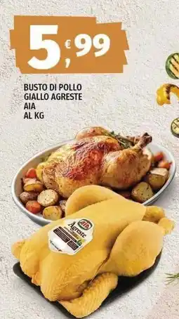 Vivo Supermercati Busto di pollo giallo Agreste AIA offerta