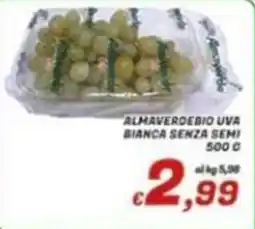 Idromarket AlmaVerdebio uva bianca senza semi offerta