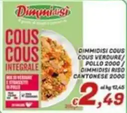 Idromarket Dimmidisi cous cous integrale offerta