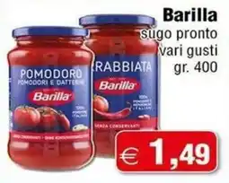 Magazzini Smart Barilla sugo pronto vari gusti offerta