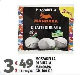 Vivo Supermercati Mozzarella di bufala Mandara offerta
